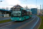 ICB Mercedes Benz Citaro 2 G Wagen 451 am 11.03.23 in Frankfurt am Main