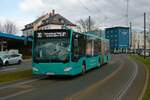 ICB Mercedes Benz Citaro 2 G Wagen 433 am 11.03.23 in Frankfurt am Main