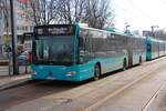 ICB Mercedes Benz Citaro 2 G Wagen 452 am 07.02.26 in Frankfurt am Main