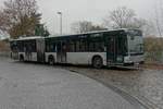 VHH 1253 (PI-DX 159) am 28.12.2020, EvoBus, MB O 530 G Facelift (4-türig), EZ 2012, Pause am U-Bahnhof Steinfurther Allee  /