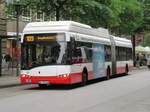 Solaris Urbino 18 mit Hybrid Antrieb der Hamburger Hochbahn in Hamburg