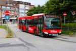 Hamburger Hochbahn Mercedes Benz Citaro C2 Wagen 1731 am 13.07.25 in Wandsbek