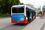 Hamburger Hochbahn Mercedes Benz eCitaro Wagen 2002 am 13.07.25 in Wandsbek
