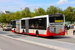 Hamburger Hochbahn Mercedes Benz Citaro 2 G Wagen 3826 am 14.07.25 am Jungfernstieg Hamburg