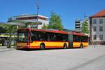 HSB Mercedes Benz Citaro 1 Facelift G Wagen 98 am 28.06.19 in Hanau Freiheitsplatz 