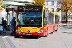 Hanauer Stra�enbahn Mercedes Benz Citaro 2 G Wagen 86 am 24.10.26 in Hanau Freiheitsplatz 