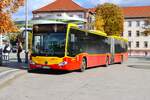 Hanauer Stra�enbahn Mercedes Benz Citaro 2 G Wagen 86 am 24.10.26 in Hanau Freiheitsplatz 