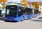 Hanauer Stra�enbahn Mercedes Benz Citaro 2 G Wagen 69 am 24.10.26 in Hanau Freiheitsplatz 