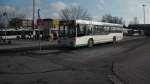 Mercedes O 405 am ZOB/Neustad am Rübenberge 20.02.2012.