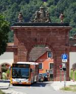 RNV Mercedes Benz Citaro C2 G 8190 am 16.07.15 in Neckargemünd