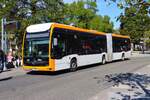 RNV Mercedes Benz eCitaro Wagen 8221 mit Wasserstoffzellen am 27.09.26 in Heidelberg