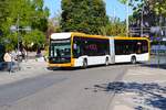 RNV Mercedes Benz eCitaro Wagen 8213 mit Wasserstoffzellen am 27.09.26 in Heidelberg