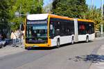 RNV Mercedes Benz eCitaro Wagen 8213 mit Wasserstoffzellen am 27.09.26 in Heidelberg