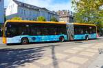 RNV Mercedes Benz eCitaro Wagen 8202 mit Wasserstoffzellen am 27.09.26 in Heidelberg