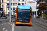 RNV Mercedes Benz eCitaro Wagen 8201 mit Wasserstoffzellen am 27.09.26 in Heidelberg