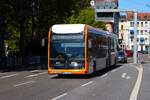 RNV Mercedes Benz eCitaro Wagen 8217 mit Wasserstoffzellen am 27.09.26 in Heidelberg
