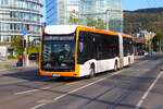 RNV Mercedes Benz eCitaro Wagen 8224 mit Wasserstoffzellen am 27.09.26 in Heidelberg