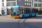 RNV Mercedes Benz eCitaro Wagen 8205 mit Wasserstoffzellen am 27.09.26 in Heidelberg