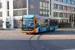 RNV Mercedes Benz eCitaro Wagen 6303 mit Wasserstoffzellen am 27.09.26 in Heidelberg
