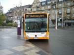 Ein neuer Bus der Linie 35 in Heidelberg am Bismarckplatz am 27.11.10