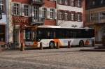 Mercedes Benz Citaro das VRN Nr. 8376 am Kornmarkt in Heidelberg. Sonntag 3.3.2013