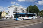 Stadtbus Heilbronn / Heilbronner Hohenloher Haller Nahverkehr GmbH (HNV): Mercedes-Benz Citaro LE der SWH (Stadtwerke Heilbronn GmbH) - Wagen 11, aufgenommen im Juli 2016 im Stadtgebiet von Heilbronn.