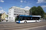 Stadtbus Heilbronn / Heilbronner Hohenloher Haller Nahverkehr GmbH (HNV): Mercedes-Benz Citaro C2 LE der SWH (Stadtwerke Heilbronn GmbH) - Wagen 81, aufgenommen im Juli 2016 im Stadtgebiet von Heilbronn.