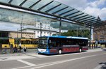 Stadtbus Heilbronn / Heilbronner Hohenloher Haller Nahverkehr GmbH (HNV): Mercedes-Benz Citaro LE der SWH (Stadtwerke Heilbronn GmbH) - Wagen 5, aufgenommen im Juli 2016 am Hauptbahnhof in Heilbronn.