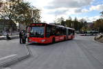 2970 (RE-VS 2970) GE-Buer, Rathaus am 28.10.2018 im Einsatz auf der Linie 249 nach Recklinghausen Hbf über GE-Resse. Der Bus trägt eine Vollwerbung für das Radio Vest; einem Lokalsender im Kreis Recklinghausen.