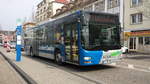 Hier ist der KA SB 990 der Südwestbus oder Bruchsal Max auf der Buslinie 181 zum Weiherberg unterwegs.