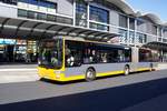 Stadtbus Koblenz: MAN Lion's City G der Koblenzer Verkehrsbetriebe GmbH (koveb), aufgenommen im September 2020 am Hauptbahnhof in Koblenz.