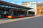 Koblenzer Verkehrsbetriebe MAN Lions City G am 14.10.23 in Koblenz Hautpbahnhof