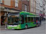MAN Lion's City Hybrid Bus im Einsatz in den Straen von Lbeck am 20.09.2013.