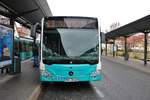 Stadtverkehr Maintal Mercedes Benz Citaro 2 Wagen 227 am 01.12.18 in Frankfurt am Main Enkheim