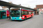 Stadtverkehr Maintal Mercedes Benz Citaro 1 Facelift am 29.12.23 in Frankfurt Enkheim