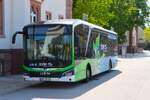 Stadtverkehr Maintal MAN Lions City E am 14.04.26 in Hanau Freiheitsplatz