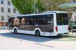 Stadtverkehr Maintal MAN Lions City E am 14.04.26 in Hanau Freiheitsplatz 