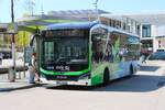 Stadtverkehr Maintal MAN Lions City E am 14.04.26 in Hanau Freiheitsplatz 