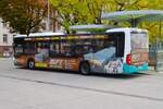Stadtverkehr Maintal Mercedes Benz Citaro 2 am 24.10.26 in Hanau Freiheitsplatz 