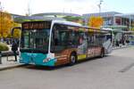 Stadtverkehr Maintal Mercedes Benz Citaro 2 am 24.10.26 in Hanau Freiheitsplatz 