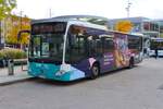 Stadtverkehr Maintal Mercedes Benz Citaro 2 am 24.10.26 in Hanau Freiheitsplatz 