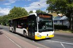 Stadtbus Mainz: Mercedes-Benz Citaro C2 der MVG Mainz / Mainzer Verkehrsgesellschaft, aufgenommen im Juli 2016 in Mainz-Bretzenheim.
