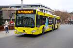 Mainzer Mobilität Mercedes Benz Citaro 2 G Wagen 963 am 31.12.25 am Höfchen in der Innenstadt