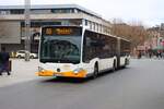 Mainzer Mobilität Mercedes Benz Citaro 2 G Wagen 903 am 31.12.25 am Höfchen in der Innenstadt