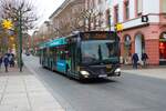 Mainzer Mobilität Mercedes Benz Citaro 2 G Wagen 928 am 31.12.25 am Höfchen in der Innenstadt