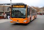 Mainzer Mobilität Mercedes Benz Citaro 2 G Wagen 976 am 31.12.25 am Höfchen in der Innenstadt
