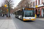 Mainzer Mobilität Mercedes Benz Citaro 2 G Wagen 942 am 31.12.25 am Höfchen in der Innenstadt