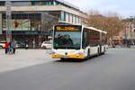 Mainzer Mobilität Mercedes Benz Citaro 2 G Wagen 959 am 31.12.25 am Höfchen in der Innenstadt