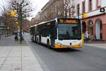 Mainzer Mobilität Mercedes Benz Citaro 2 G Wagen 944 am 31.12.25 am Höfchen in der Innenstadt