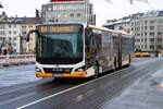 Mainzer Mobilität MAN Lions City Wagen 705 am 16.02.26 in Mainz Hauptbahnhof 